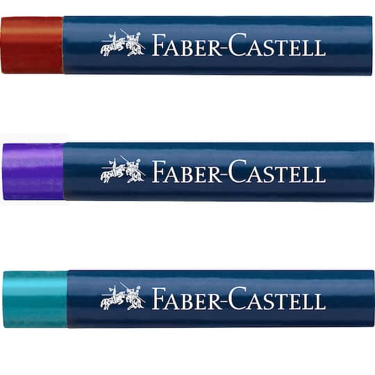 12 Packs: 12 ct. (144 total) Faber-Castell® Metallic Oil Pastels
